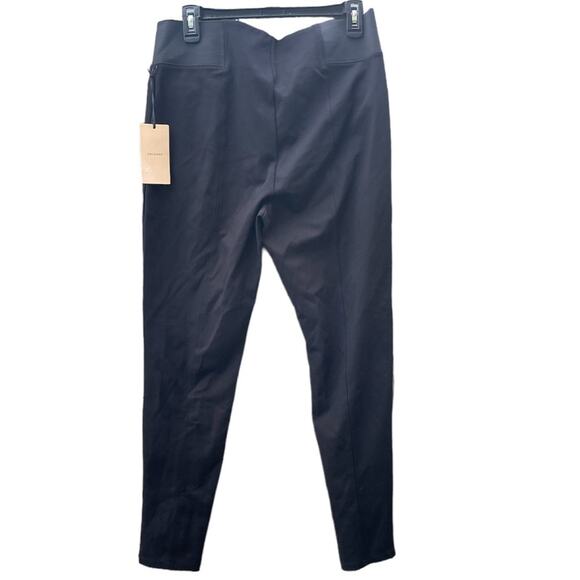 NWT Halogen Womens Black Elastic Waist Pull-On Stretch Leggings Pants - Picture 2 of 5